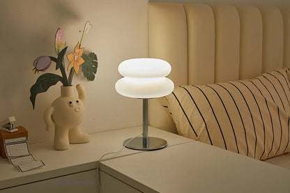 Bedroom bedside lamp creamy  atmosphere light