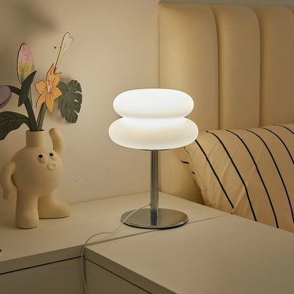 Bedroom bedside lamp creamy style table atmosphere light