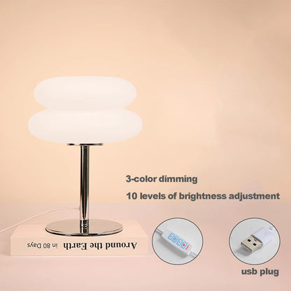 Bedroom bedside lamp creamy style table atmosphere light