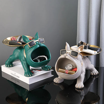 Art Sculpture Figurine Home Puppy Sculpture
