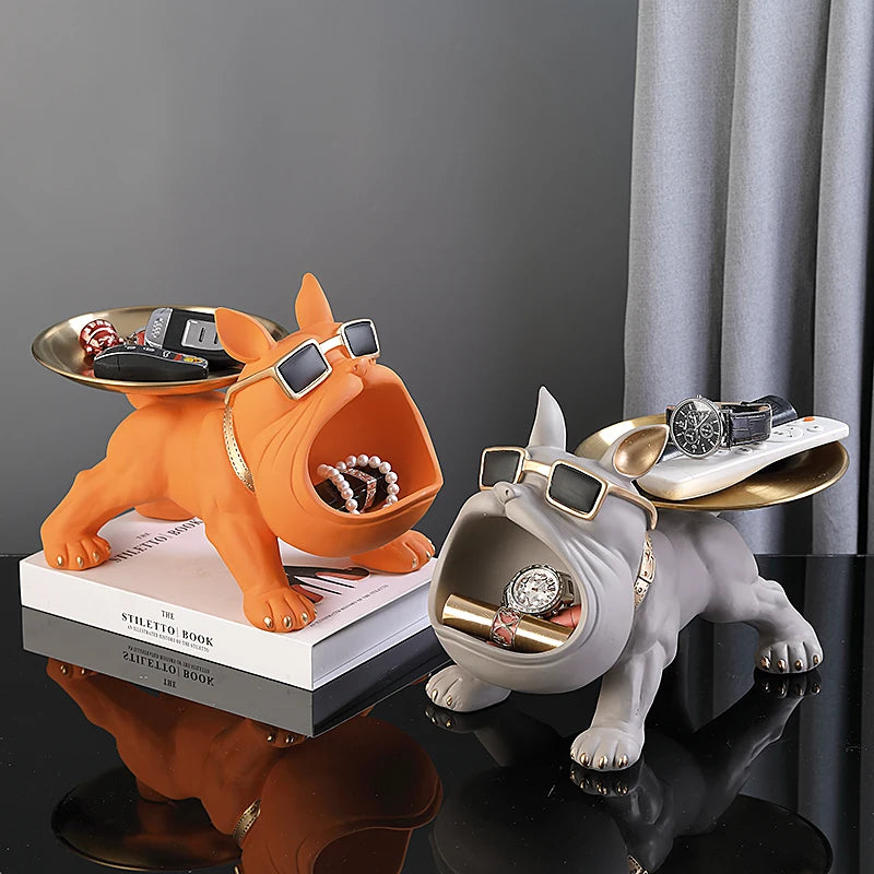 Art Sculpture Figurine Home Puppy Sculpture