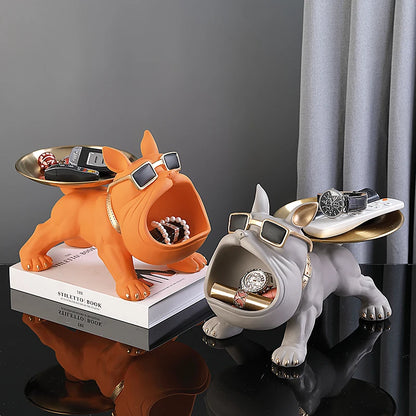 Art Sculpture Figurine Home Puppy Sculpture