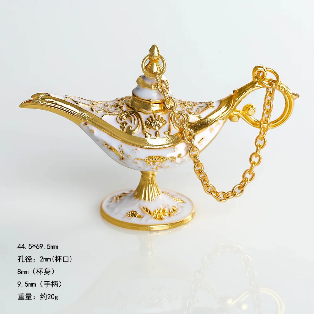 Aladdin Lamp Desktop Ornament – Living Room, Study & Bedroom Decoration, Holiday Gift, 1PC