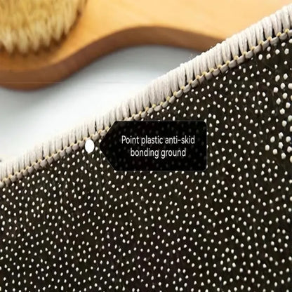 VIKAMA Coin Soft Plush Carpet Bedroom Bedside Blanket Indoor Area Foot Mat Bathroom Absorbent Non-Slip Mat Home Decor