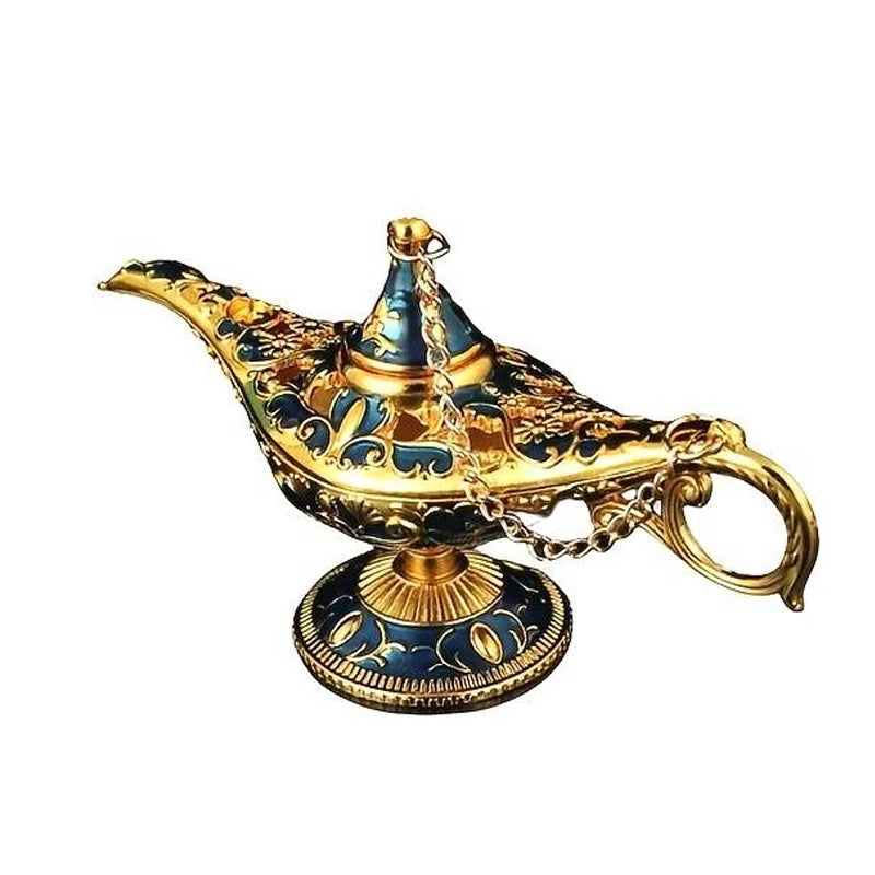 Aladdin Lamp Desktop Ornament – Living Room, Study & Bedroom Decoration, Holiday Gift, 1PC