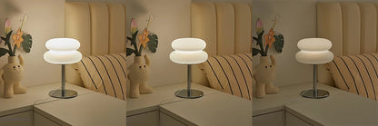 Bedroom bedside lamp creamy style table atmosphere light