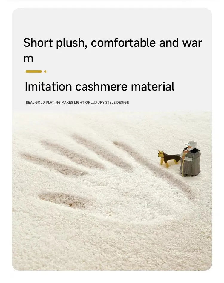 VIKAMA Coin Soft Plush Carpet Bedroom Bedside Blanket Indoor Area Foot Mat Bathroom Absorbent Non-Slip Mat Home Decor