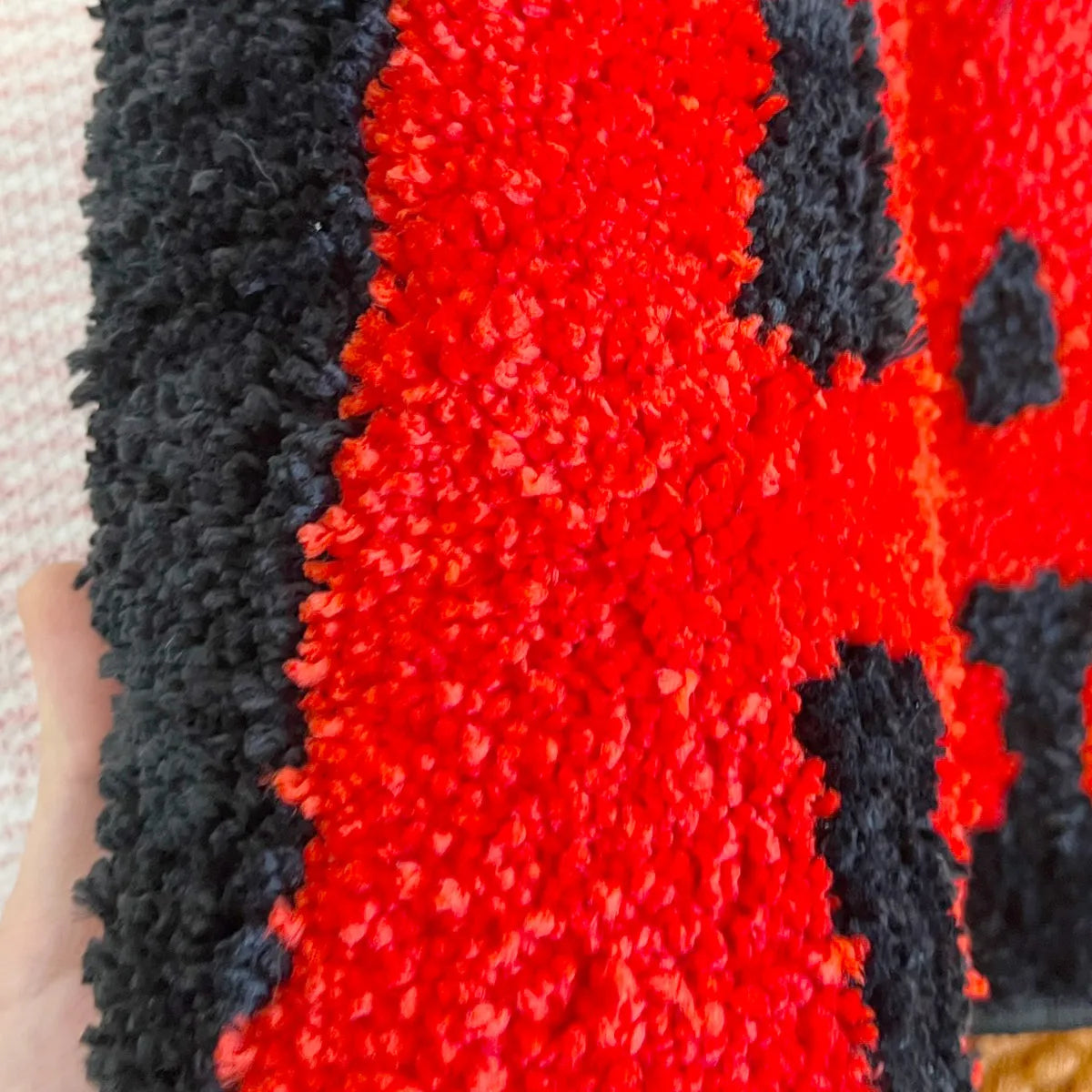 LAKEA All Cash Tufted Rug 3D Anime Rugs Floor Safety Pad Aesthetic Home Room Winter Warm Decor For Teen Room Cool Purple Mat