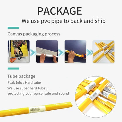 Retro Abstract Nourishing Soul Classic Wall Art,  Canvas Print Poster, Suitable for Home, Living Room, Room Decoration Painting