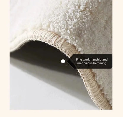 VIKAMA Coin Soft Plush Carpet Bedroom Bedside Blanket Indoor Area Foot Mat Bathroom Absorbent Non-Slip Mat Home Decor