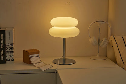 Bedroom bedside lamp creamy style table atmosphere light