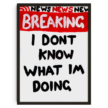 Retro Abstract Nourishing Soul Classic Wall Art,  Canvas Print Poster, Suitable for Home, Living Room, Room Decoration Painting