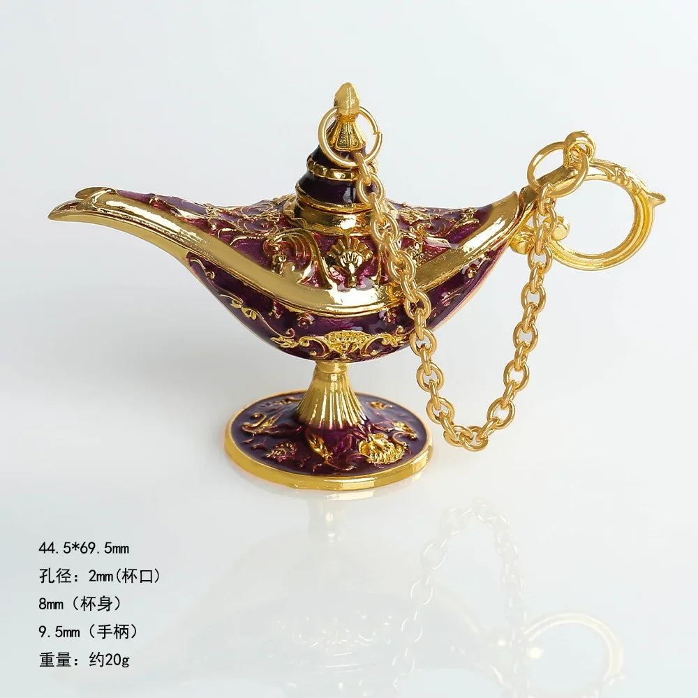 Aladdin Lamp Desktop Ornament – Living Room, Study & Bedroom Decoration, Holiday Gift, 1PC